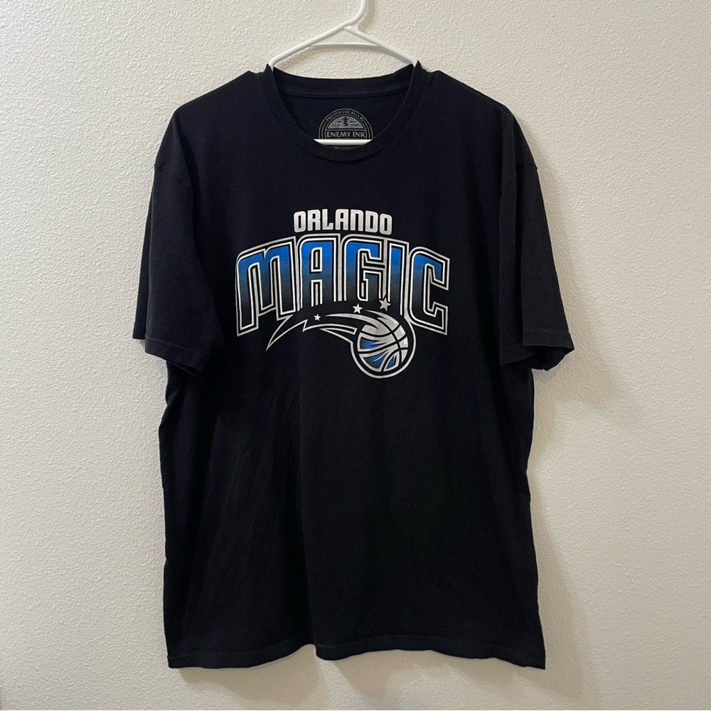 Enemy ink orlando magic logo shirt black extra large